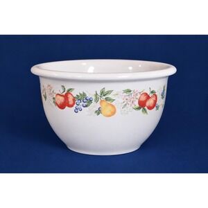 Corelle Coordinates Chutney Fruit Pattern 1 Quart Stoneware Mixing Bowl, Corning